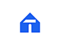 House Hammer Logo Concept // For Sale blue branding building construction door geometric graphic design grid hammer home house house logo logo mark modern real estate repair