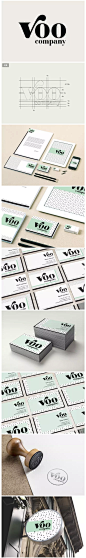 Voo Company品牌形象VI设计 #设计#