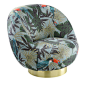 Tropical Ingrid Swivel Armchair - Shop Marioni online at Artemest