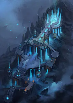 CG游戏原画科幻魔幻场景概念设定图集丨宇宙外星飞船/动画漫画电影CG概念手绘创作