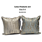 棕金绿绸缎 新古典中式欧式美式沙发抱枕 方形靠包靠垫靠枕套-淘宝网
