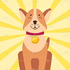 黄金,秋田,奖牌,颈,可爱的,纯种犬,摆拍,肖像,坐
