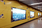 在宣武门地铁站内，走廊、灯箱、立柱等地方均被铺满。<br/>人们随着路线一路走过，明亮的黄色调映入眼帘，与之一起的是，路线上铺满着各类照片，以及“一带一路”沿线各国的特色手绘元素。<br/>整体来看，就如同，旅行者制作了一张超级大的“手账”，整体设计更加有趣与可看。