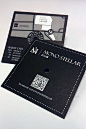 Mono Stellar Pub Namecard with QR code