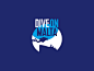 Dive on Malta : ––– A logotype Dive on Malta was designed for divers school specialised in diving on Malta. Malta Island is a great place to dive because it gives the opportunity to see the wrecks and caves of the Gozo Island. Malta is known for diversity
