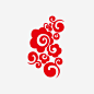 花纹底纹红色装饰中国风免抠素材 页面网页 平面电商 创意素材 png素材