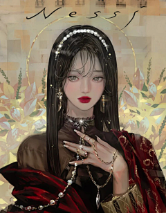 重迭的山采集到动漫女