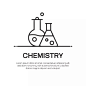 化学矢量线图标-简单的细线图标，优质的设计元素图片