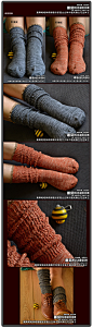 6双包邮 潮牌堆堆袜纯棉粗针织复古女袜中国风森女花边袜子高筒袜-淘宝网