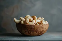 去皮腰果高清摄影图