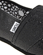 代购 【英国超快代购】13新款 TOMS Glitter 经典的黑色平底鞋 原创 设计 2013 正品 - 想去