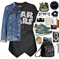 #personalstyle #beoriginal #starwars #CasualChic #denimjacket #sneakers 

@polyvore @polyvore-editorial