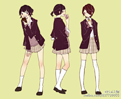 昵称又不能吃采集到★【绘画】服装