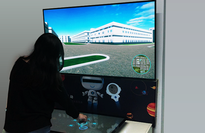 数艺网物体识别互动桌大小屏联动