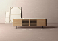 Momocca's Versatile Storage Collection Called Adara - Design Milk : Spanish furniture company Momocca launched the Adara collection of storage furniture that combines wood, metal, and stone for a bold yet minimalist look.