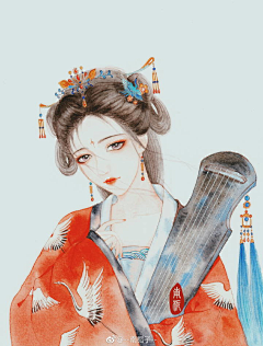 清·漓采集到水彩~zZ