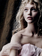 nikouture: sasha pivovarova photographed by mario testino for vogue uk, dec 2007.: 