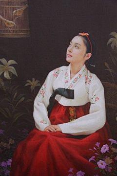 xiarilinfen采集到朝鲜人物油画