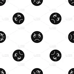 黑色,几何形状,图像,壁纸,眉毛,性格,表情符号,面部表情,愤怒,重复