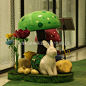 卡通蘑菇商场美陈dp点 梦幻蘑菇系列景观小品设计