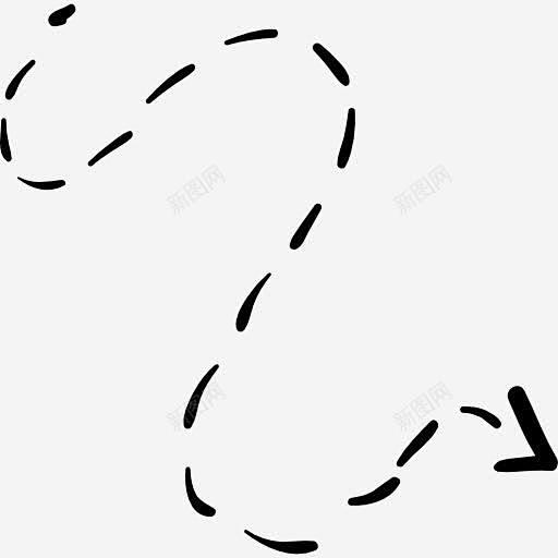 弯箭头折线图标高清素材ui页面网页平面电商创意素材png素材