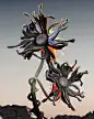 3D art CGI Flowers Nature nft plants portrait sculpture surreal#花#@不倦u