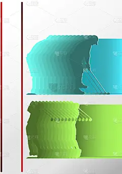 体育事件海报高尔夫