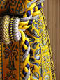 Gotta have these colors, this fabric! I Versailles - Grand Trianon - Curtains - Detail by Dal, via Flickr: 