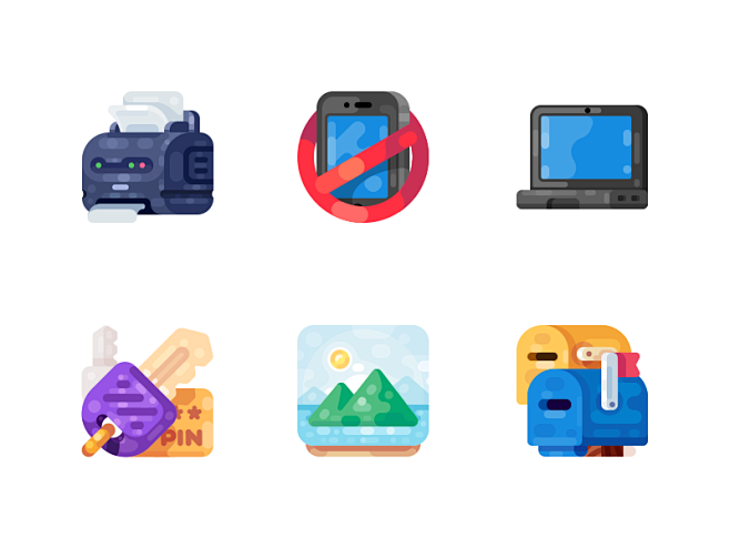 Medium-Sized Icons, ...