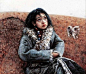 人物油画：西藏女孩