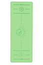Taurus Earth Sign Yoga Mat in Lush Green : Our yoga mats have been specially designed to suit any yoga practice or fitness workout. Used correctly our mats are intended to elevate your practice or workout to new heights. Face the sun at the top of the mat