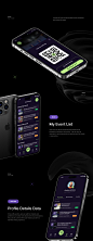 Mobile app UI/UX app design Case Study Figma event app Event uxdesign ui design Orbix studio