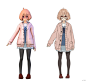 【新提醒】CG模型_《境界的彼方 kyoukai no kanata》动漫角色Mirai 3D模型 -