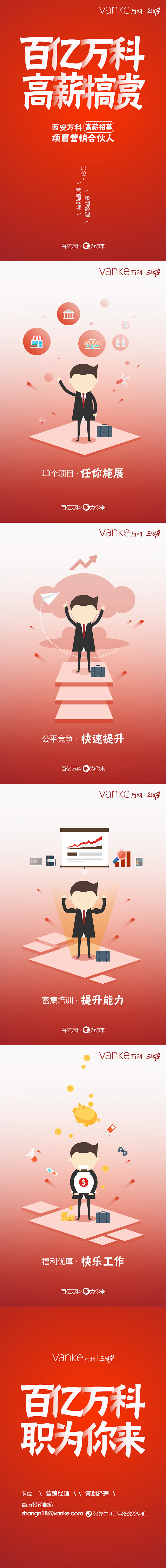 微信图文稿排版地产海报招聘H5