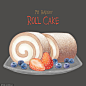 美食汉堡蛋糕甜品美食蛋糕小吃设计海报