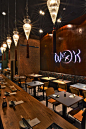 wok restaurant : Asian food Restaurant interior design by Nir Yefet