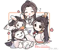 #谢怜0715生日快乐# 小宝贝生日快乐！！！画了条漫可是感觉来不及画完哈哈哈先这样了 ​​​​
