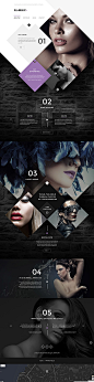 Template 58439 - Rombic Fashion Responsive Website Template with Gallery, Parallax
