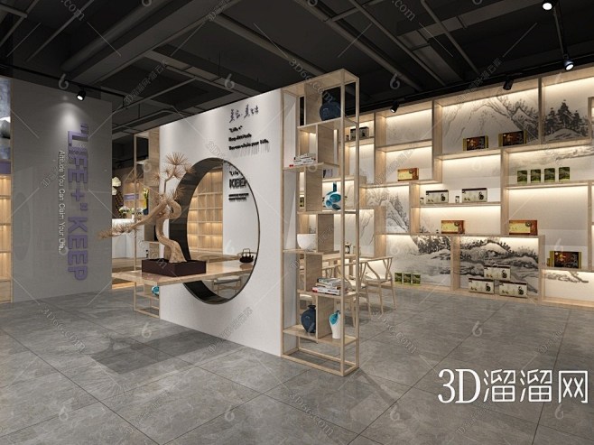 【展厅3D模型下载】-展厅3D模型素材下载_3D溜溜网