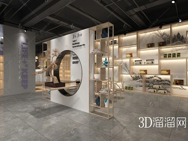 【展厅3D模型下载】-展厅3D模型素材下载_3D溜溜网-花瓣网