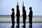 Honor guard silhouette | Flickr #军事#