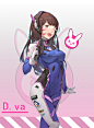 守望先锋同人“D.va”