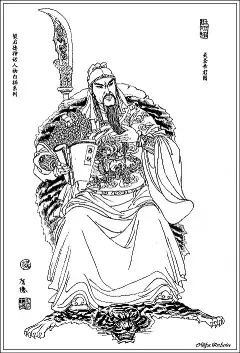 神话人物白描，中国范儿就是这么帅！