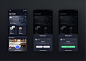 app black Mobile app ui design UI/UX user experience user interface UX design WALLET branding 