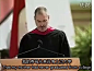 【Apple CEO Steve Jobs' Stanford Commencement Speech 2005】【中英字幕】|史蒂夫 乔布斯(Steve Jobs)在斯坦福大学2005年毕业典礼上的演讲(中英字幕) 图片为：苹果CEO乔布斯在斯坦福大学毕业典礼演讲（双语）全文 "I am honored to be with you today... Stay Hungry. Stay Foolish." “...求知若饥，虚心若愚。”