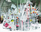 - Scenography of paper flowers - Chanel, collection Haute Couture printemps-été 2015