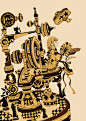HAIM原创蒸汽朋克插画机械steampunk蒸汽街的秘密steam street