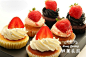 草莓系列Cupcake杯子蛋糕组合 破产姐妹 6个/盒 [限北京]-淘宝网