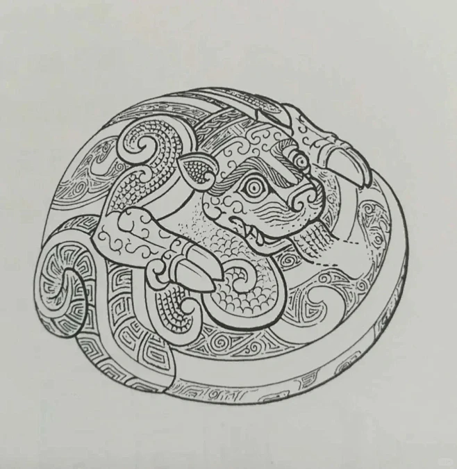 虎符的前身，青铜器上的王者图案老虎纹样
