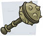 卡通大作战锏矢量图标——人造物体对象Cartoon Big Combat Mace Vector Icon - Man-made Objects Objects年龄、古董、胳膊、背景、叶片、卡通、会徽、幻想,传令官的,柄,图标,说明,铁、孤立的,骑士,标志,狼牙棒,中世纪,中间,军事,历史,幻灯片,复古,形状、银、钢铁、强度、矢量,武器,白色 ages, antique, arms, background, blade, cartoon, emblem, fantasy, heraldic, hilt,